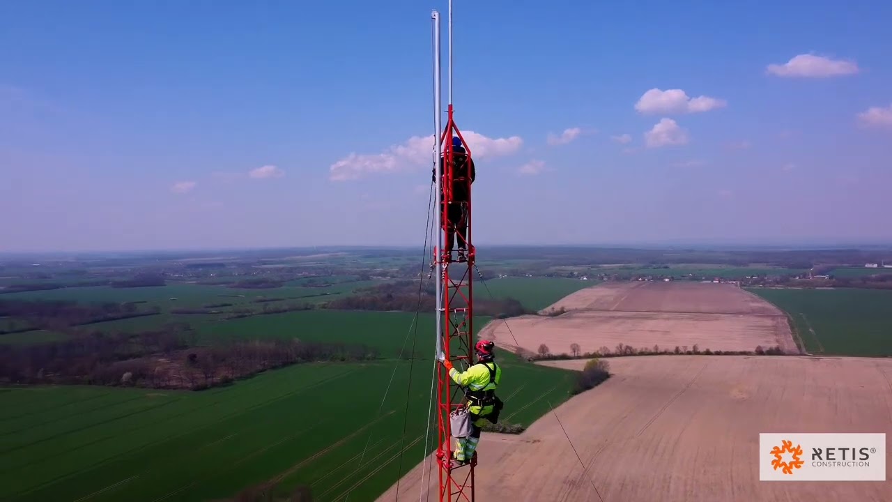 RETIS Construction Met Mast installation