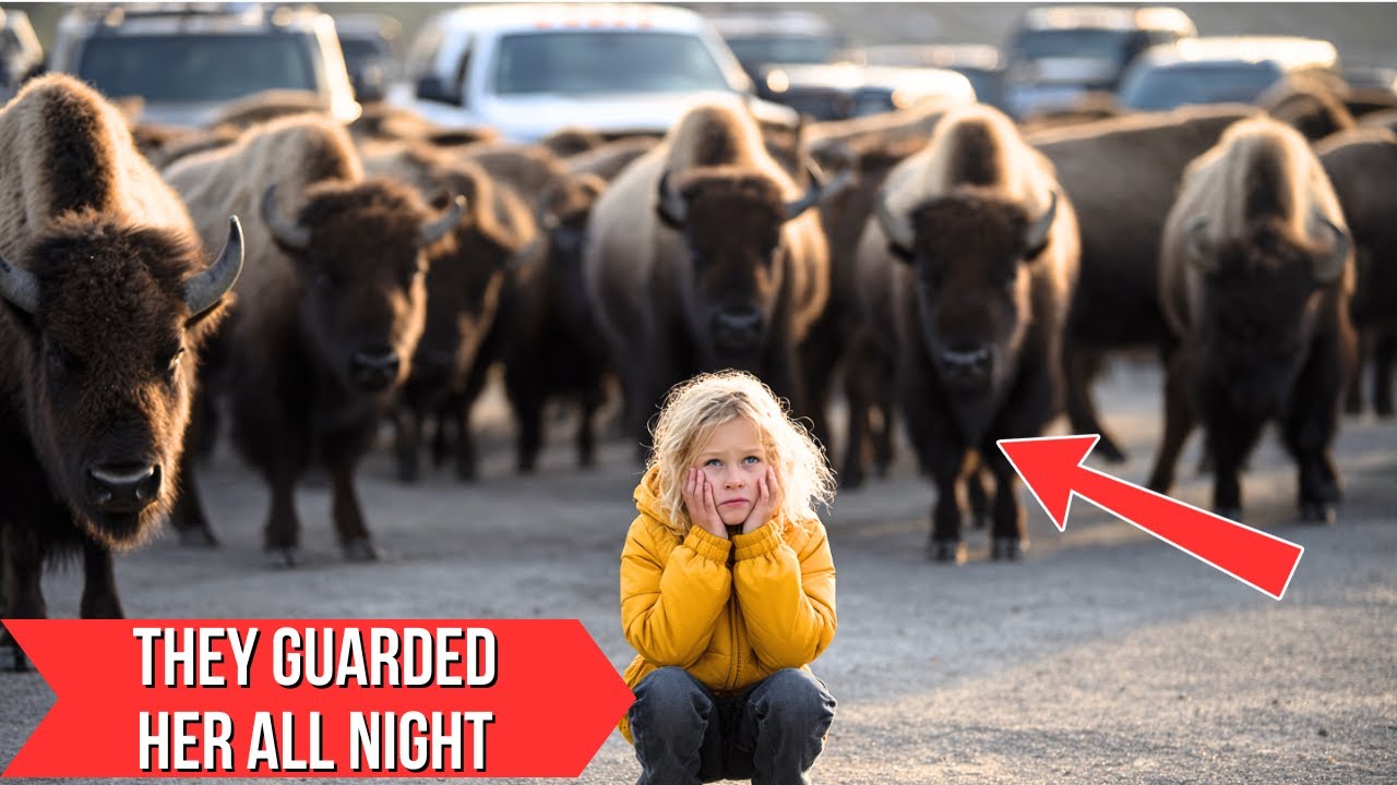 20 WILD BISON Block Road For 3 Hours - What They Were Protecting Will Make You CRY