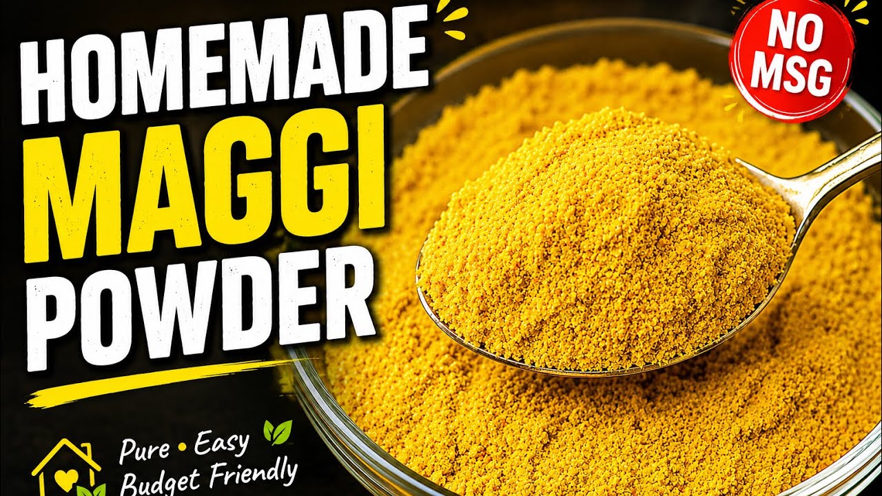 How to make maggi seasoning at home with exact measurements. A good business idea.