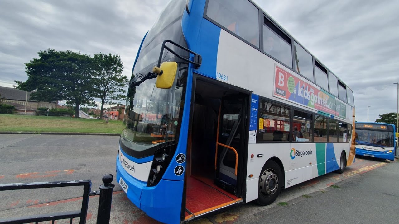 Before It Was Taken Out: 10631/SN16 OXP Stagecoach Northeast Adl Enviro 400 MMC On the X34