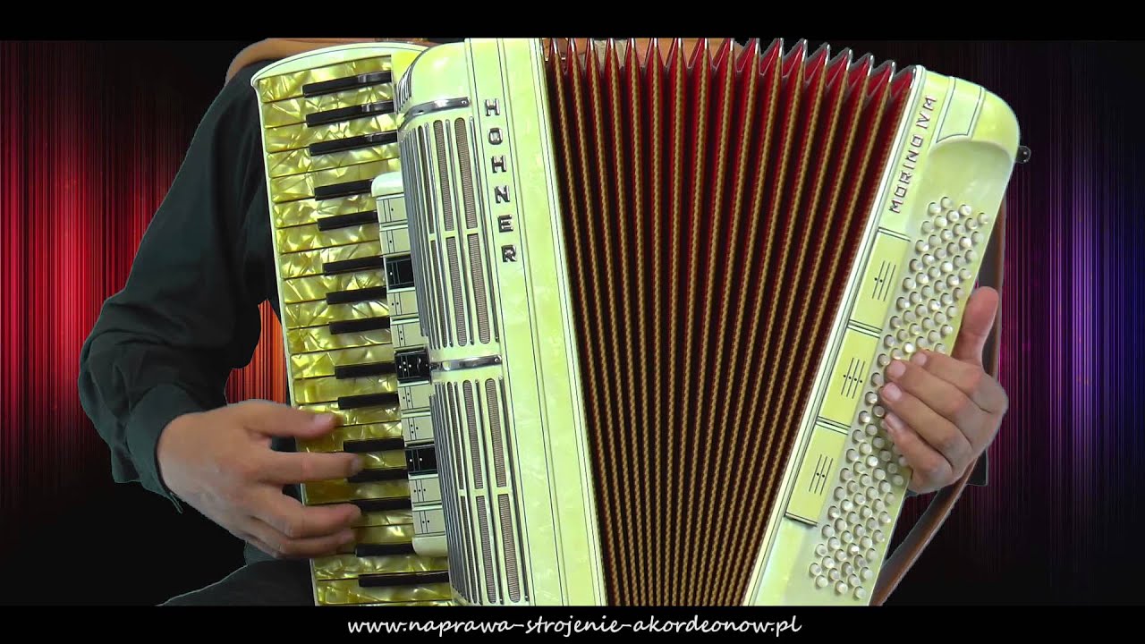 Volare - accordion Hohner Morino IV M test po naprawie i strojeniu w serwisie Tadeusza Łandy