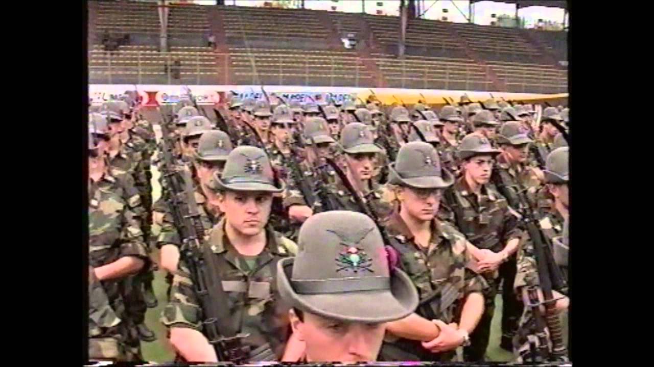 Giuramento 8° SKA '98 genio guastatori trento 1° parte