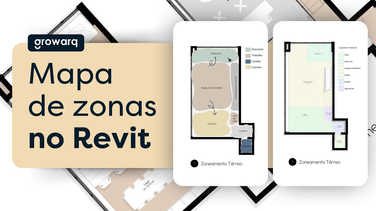 COMO CRIAR MAPA DE ZONAS NO REVIT | ZONEAMENTO