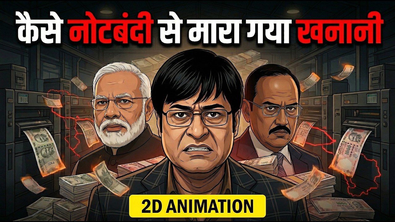 How Demonetization Destroyed Khanani Brother's Empire | 2D Animation