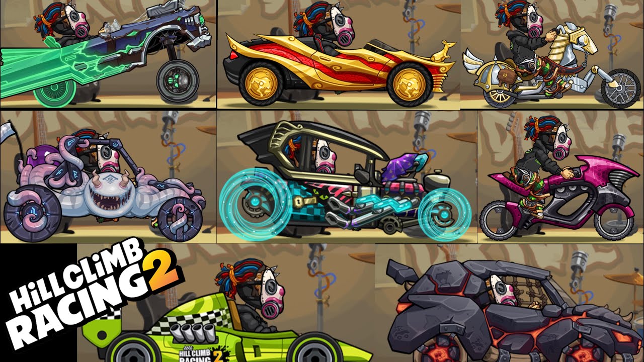 ALL my VEHICLE PAINT in Hill Climb Racing 2