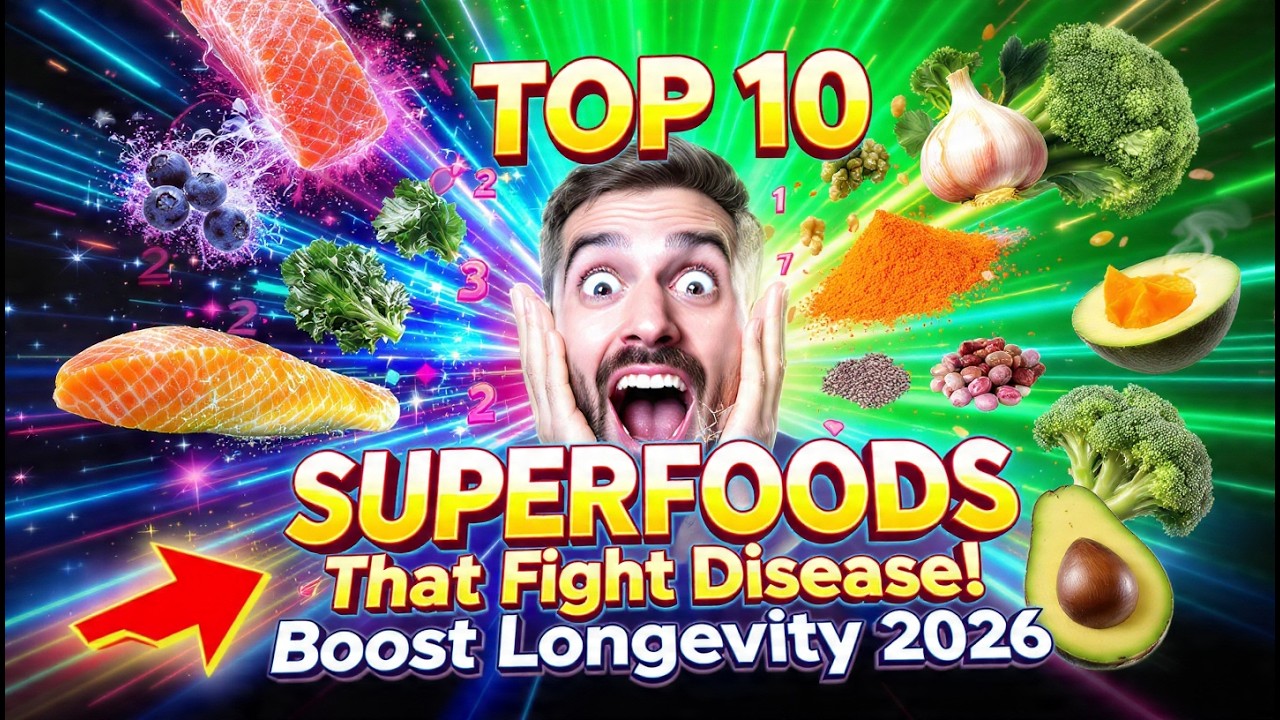 Top 10 Superfoods That Fight Disease & Boost Longevity!