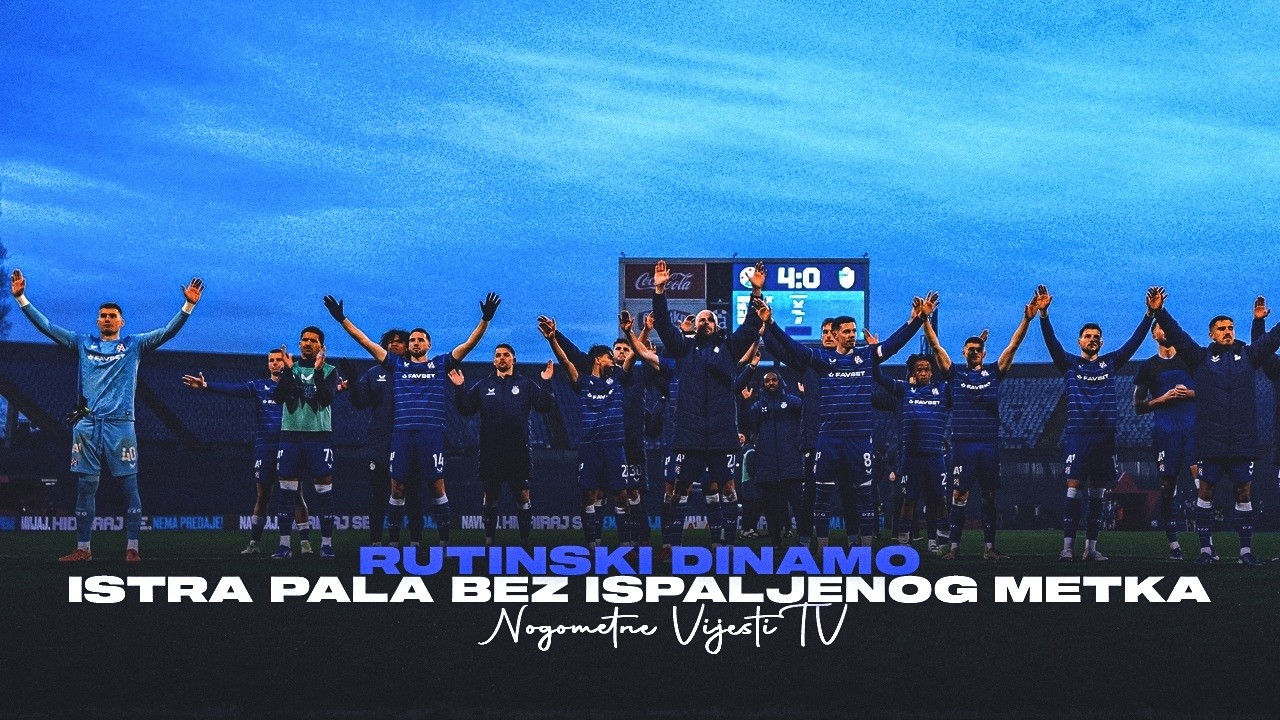 RAPSODIJA U PLAVOM: Dinamo uvjerljiv protiv Istre, jedan igrač posebno je oduševio!