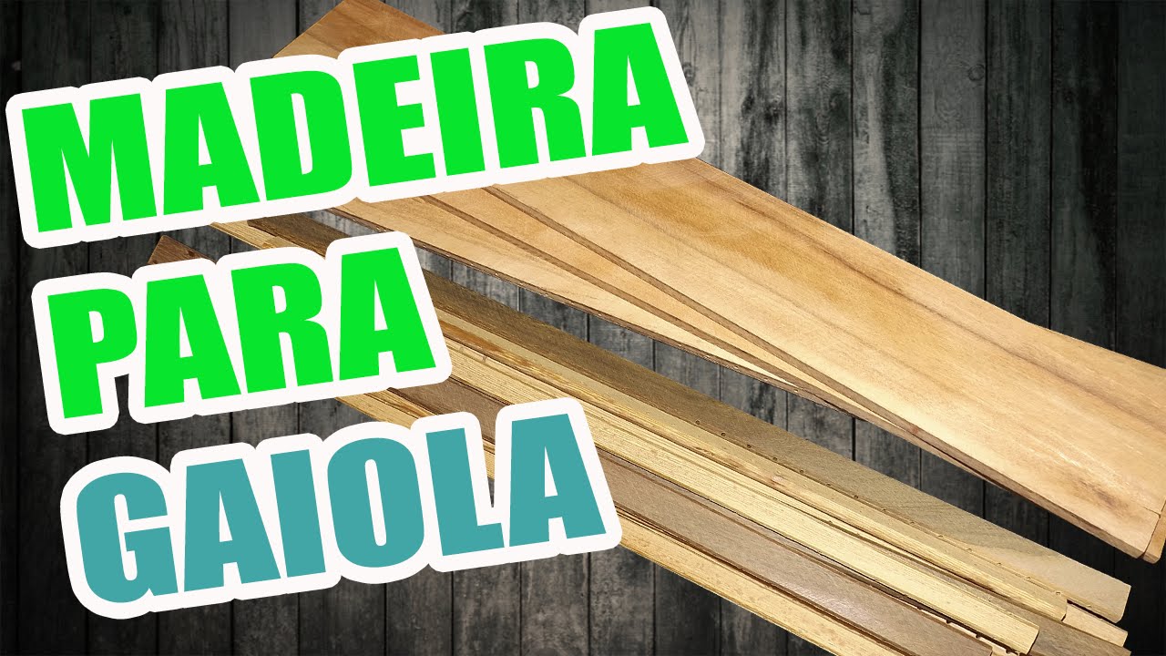 Cortando a Madeira da Gaiola  Parte #1