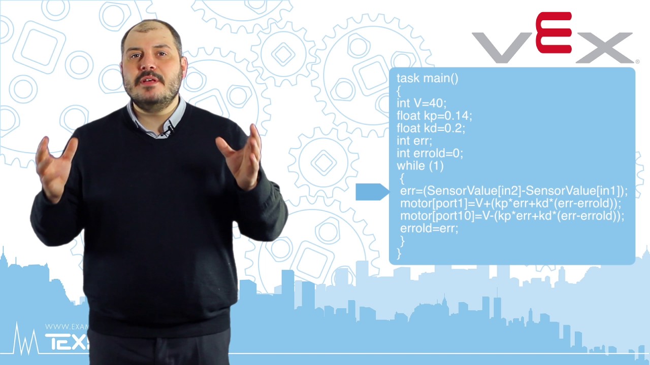 Пропорционально-Дифференциальный регулятор #12 О Роботах Vex EDR!