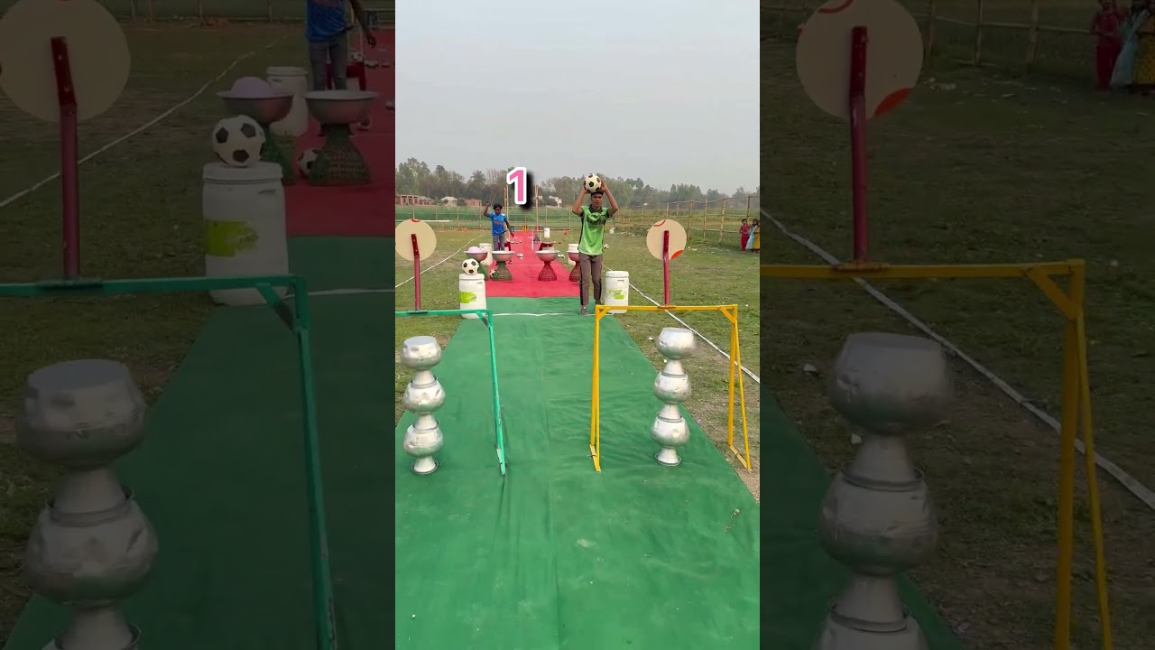 Jumping and popping balloons to win the prize..?