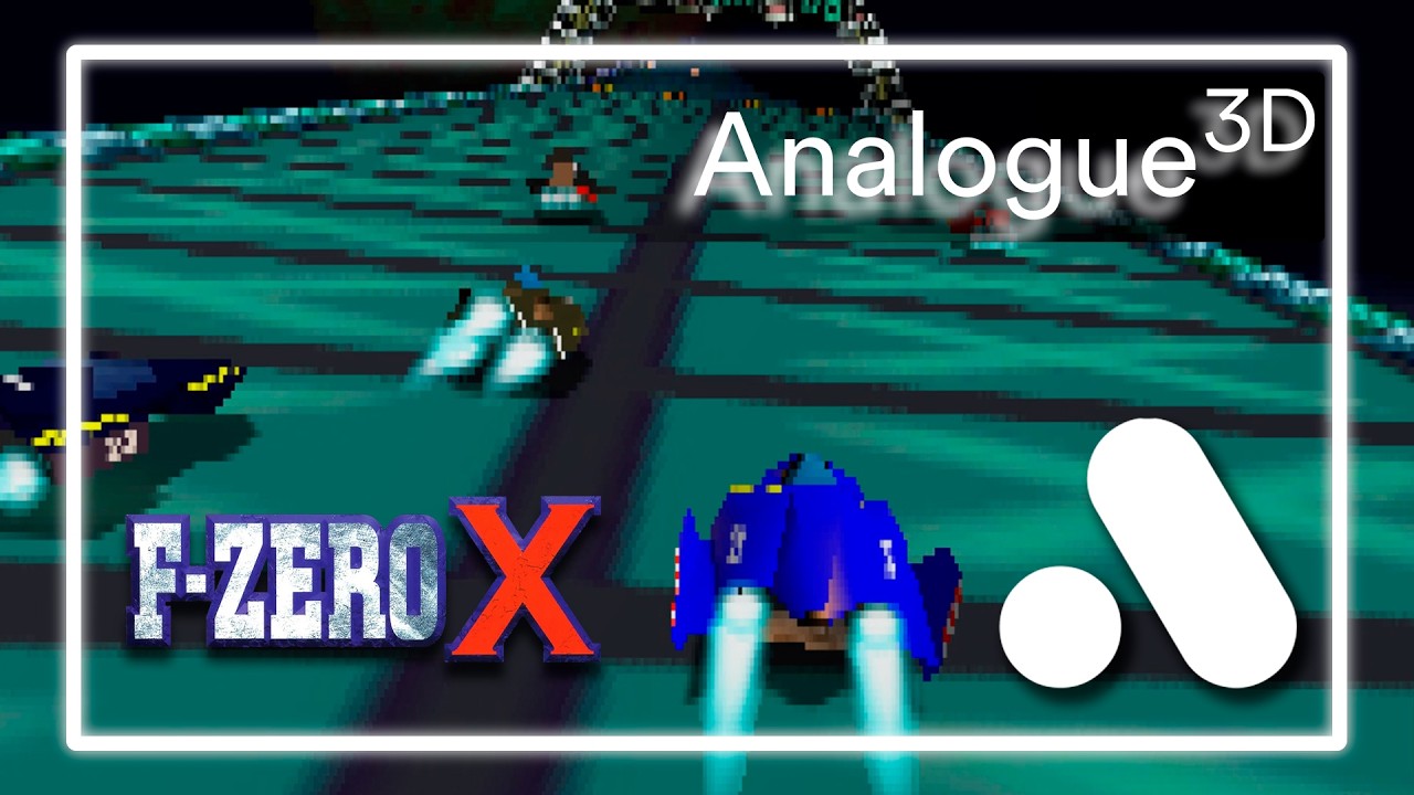 F-Zero X 64DD - Analogue 3D - Horizontal Upscaling + Overclock