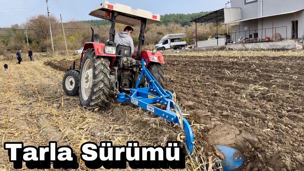 Başak 2073 sh İle Tarla Sürümü - Toprak Tavında Olunca Traktör Hiç Zorlanmıyor !