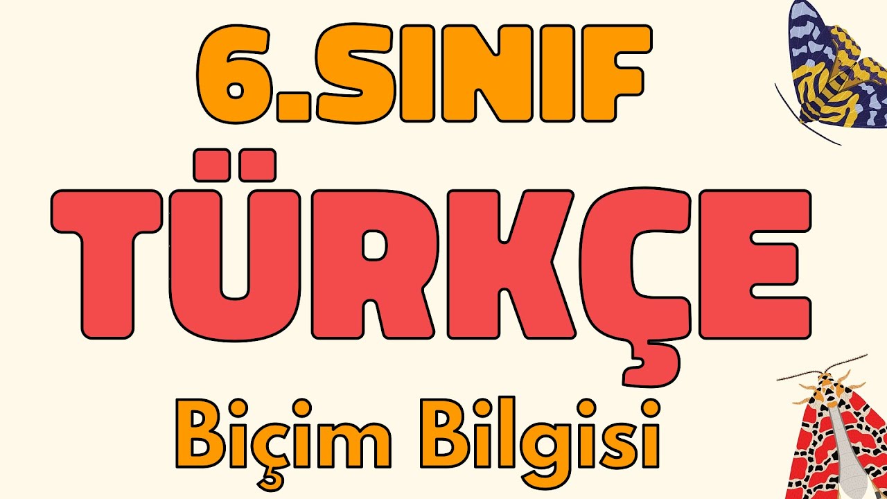6.Sınıf Türkçe Dersi Biçim Bilgisi Konu Anlatımı ve Soru Çözümü -Sözcükte Yapı