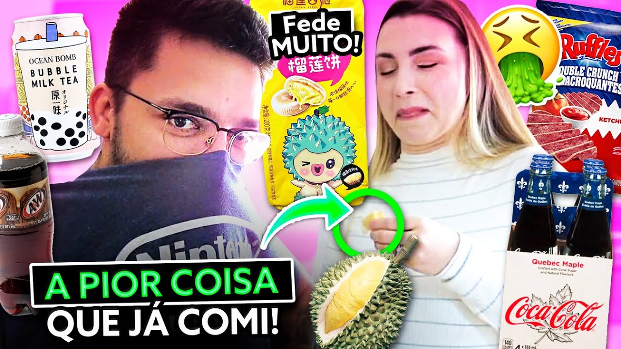 COMENDO COMIDAS DIFERENTONAS DO CANADA!