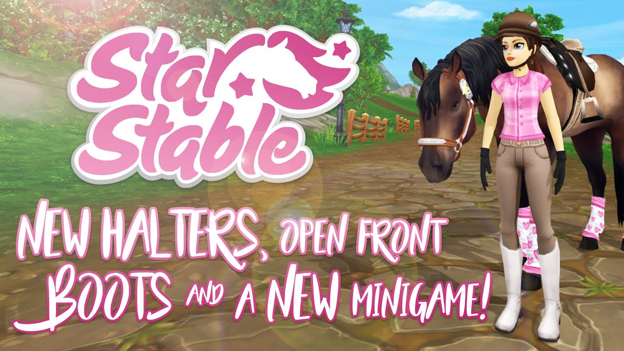 NEW HALTERS, open front BOOTS & a NEW minigame! | Star Stable Updates