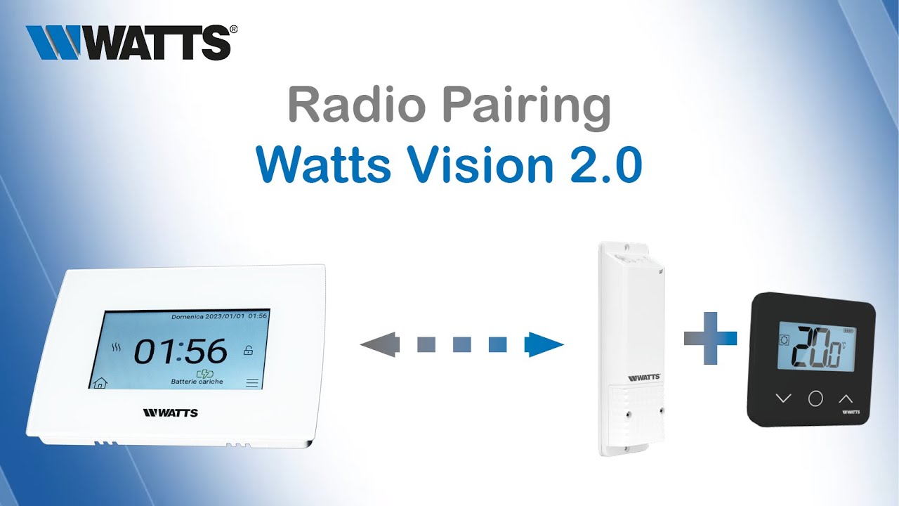 3 - Set Up Electric Heating Control: Pair Thermostat and Wall Receiver with Central Unit-Vision&reg; 2.0