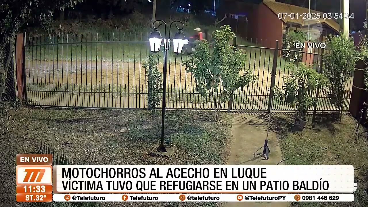 Motochorros al acecho en Luque