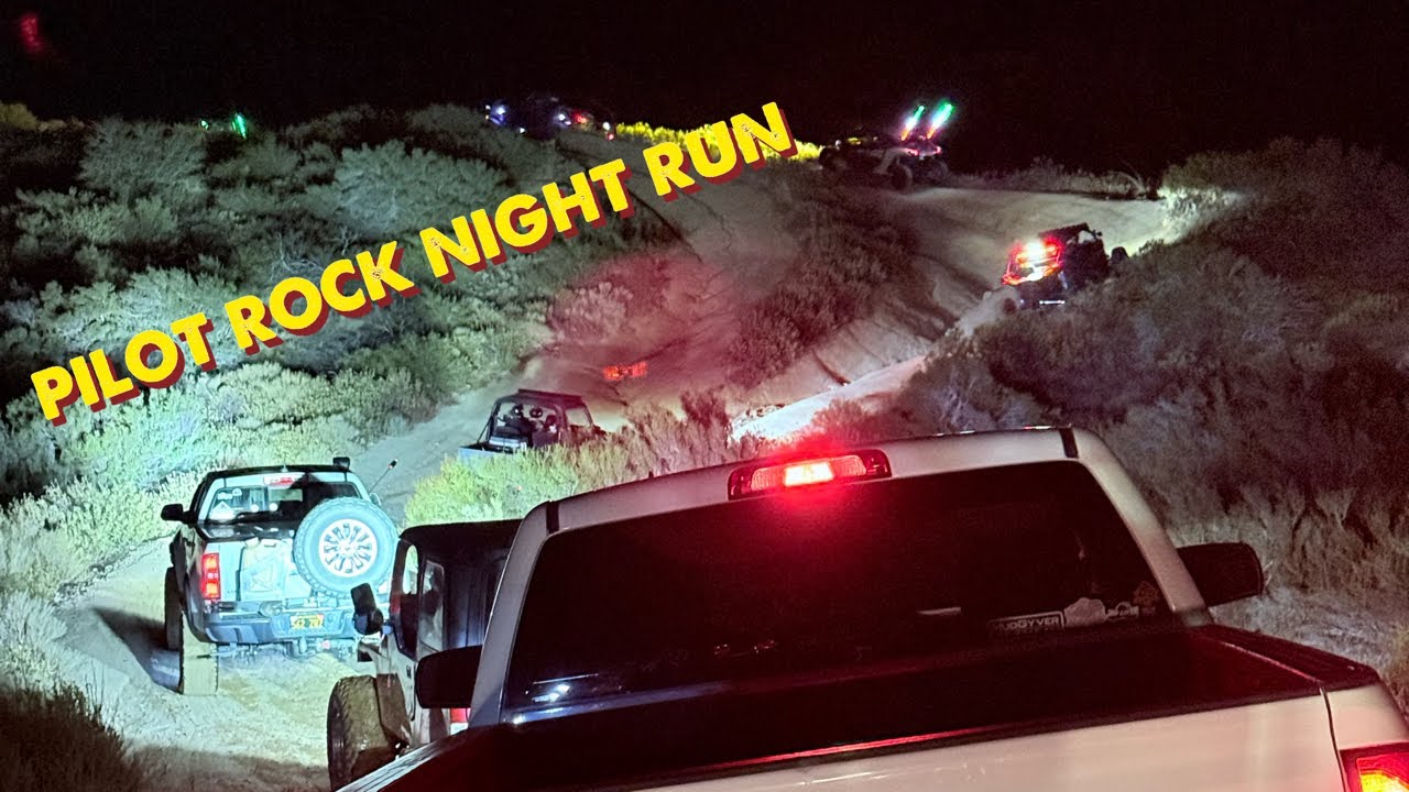 Pilot Rock OHV Trail Night Run (2N17X) Extremely Sketchy! Ruta Nocturna