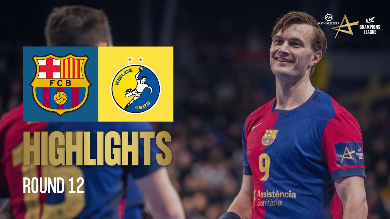 Barça 🆚 Industria Kielce | Round 12 | Machineseeker EHF Champions League 2024/25