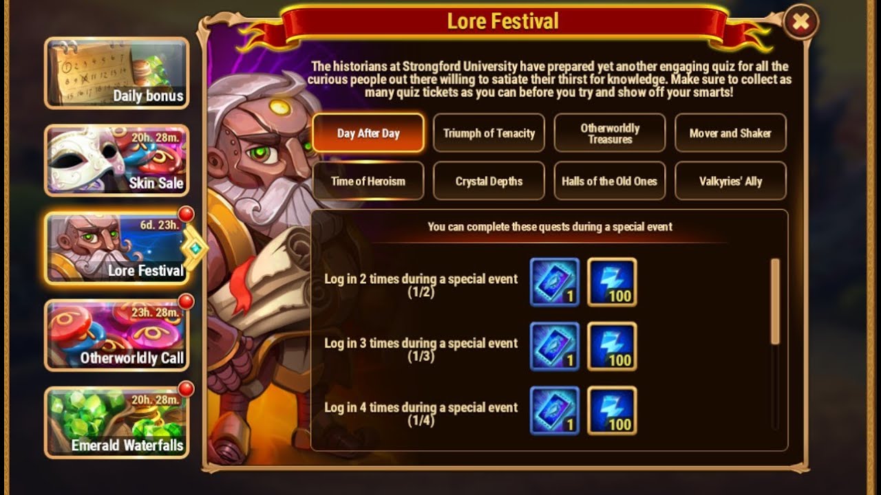Lore Festival / Strongford Quiz - Fast Top-1 strategy!