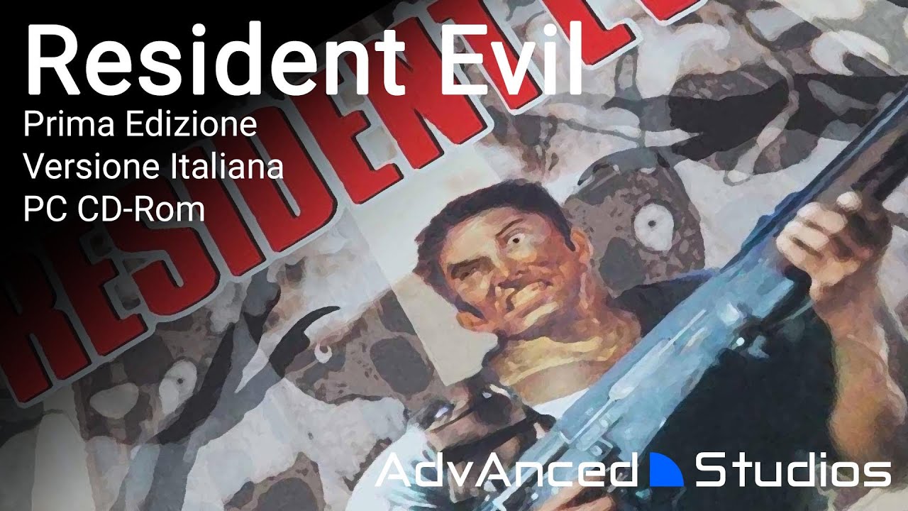 Resident Evil - PC Prima Edizione Italiana (Virgin Interactive - Capcom - Leader - 1997) (Windows10)