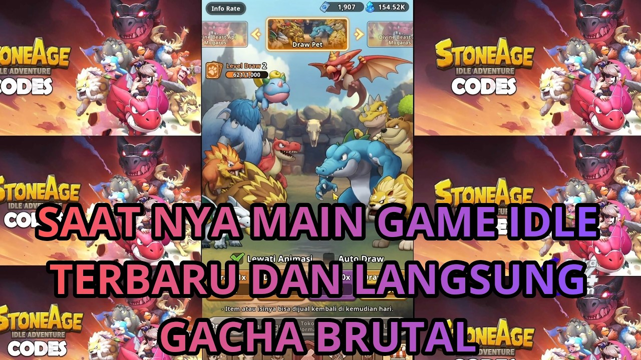 ПРИШЛО ВРЕМЯ СЫГРАТЬ В НОВЕЙШУЮ ИГРУ В СТИЛЕ IDLE И GACHA BRUTAL - StoneAge: Idle Adventure (Andr...