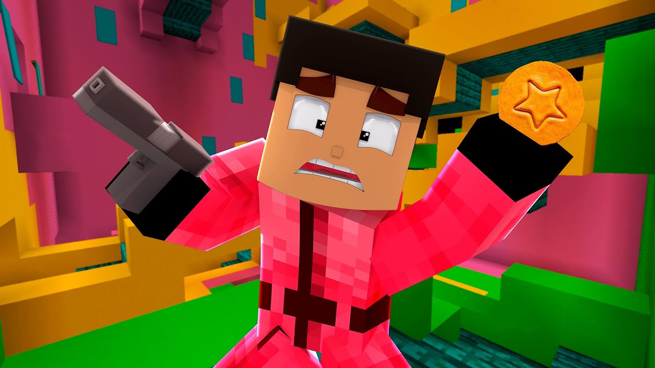 MI MANSIÓN SE CONVIERTE EN EL JUEGO DEL CALAMAR EN MINECRAFT TROLL 😱🦑