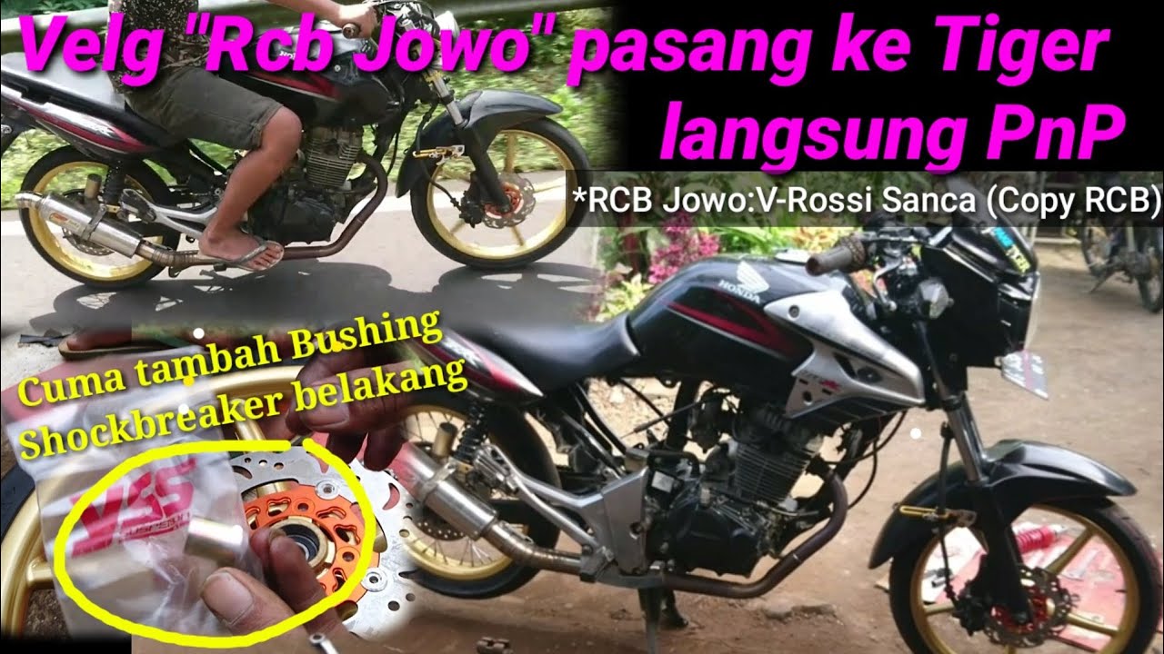 Velg RCB Copy ( Rossi Copy RCB) pasang ke Tiger Revo / Tirev