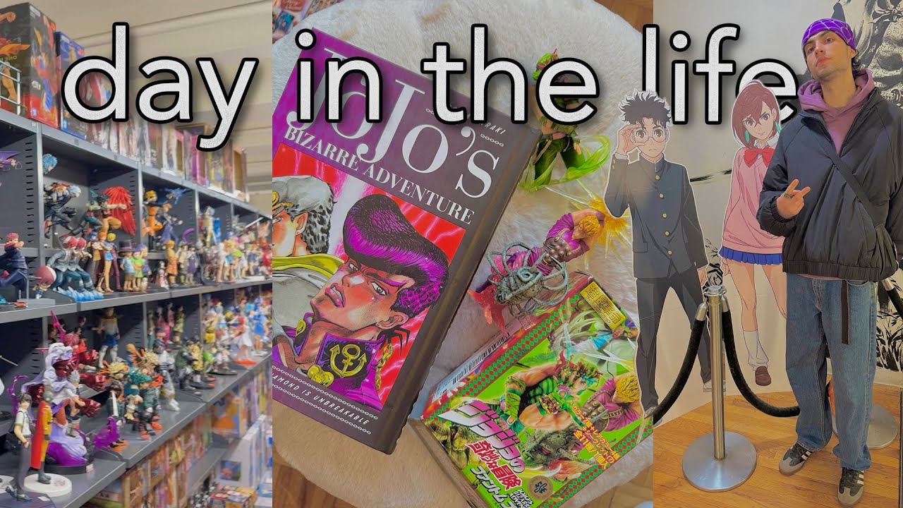 day in the life nyc: manga, anime figures, music, shopping