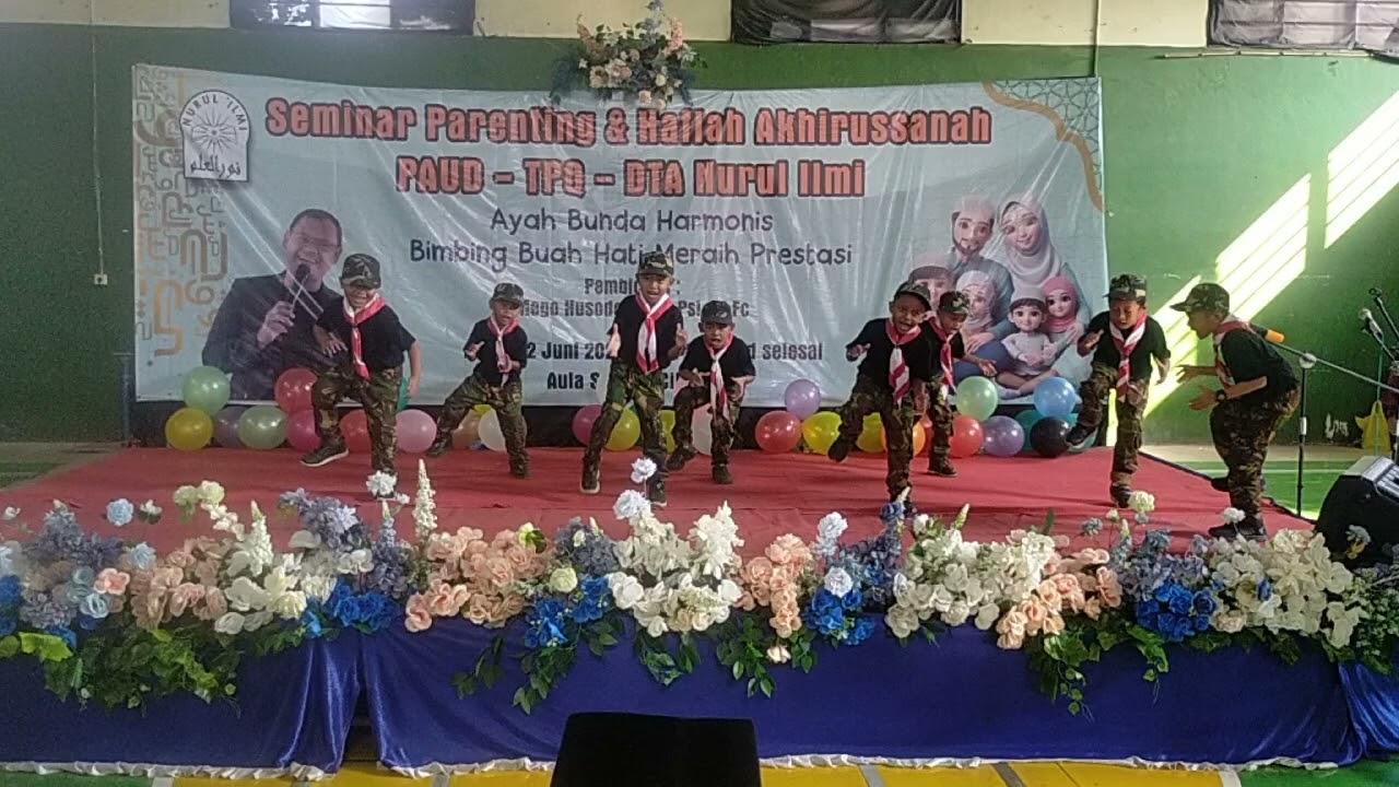 Yel yel 7 kebiasaan Anak Indonesia Hebat dari PAUD Nurul Ilmi Kotabaru Karawang