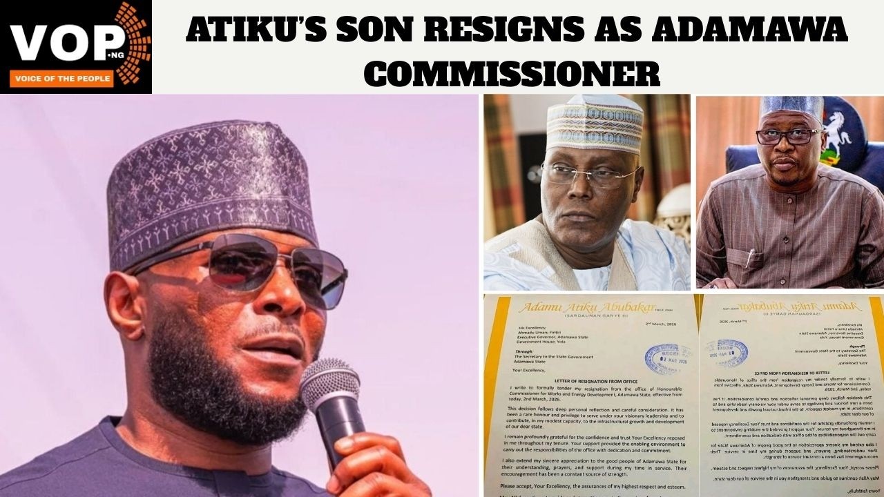 Atiku’s Son Resigns as Adamawa Commissioner – What Happened?