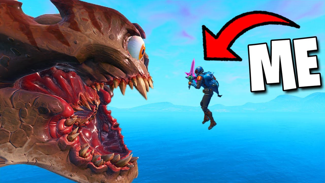 I Tried STOPPING THE MONSTER - Fortnite