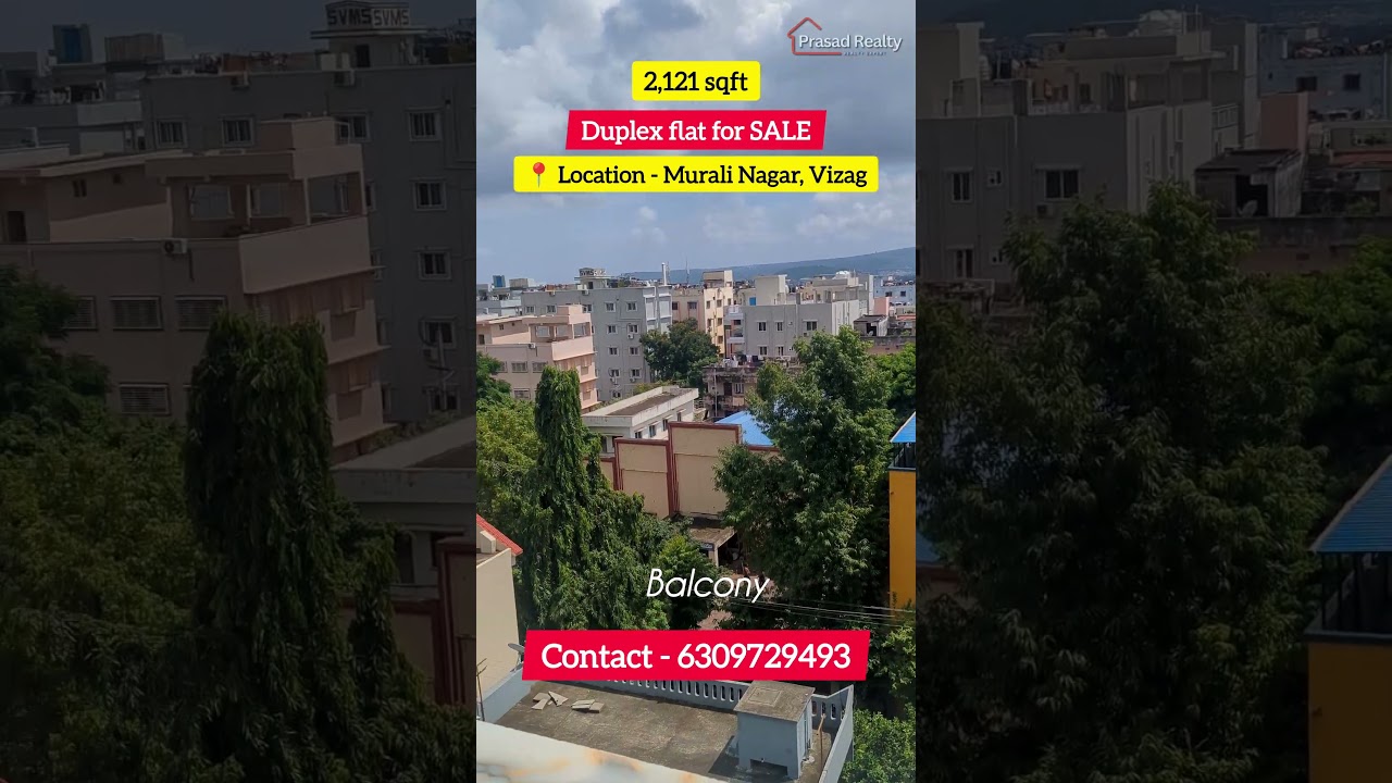 🏡 Luxury 3BHK Duplex in Murali Nagar, Vizag &ndash; Starting from ₹2 Cr | Call +91 6309729493