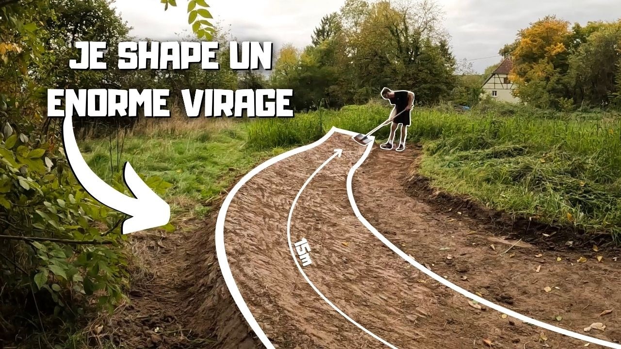 Je construit un TERRAIN de vtt dans mon jardin #2