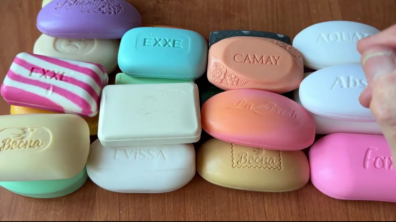 ASMR / Soap opening Haul no talking no music | Leisurely unpacking soap