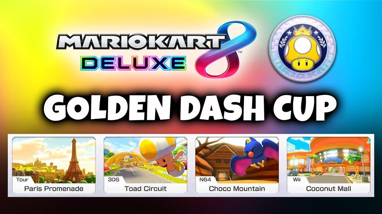 🔴 LIVE! 059 PLAYING MARIO KART 8 DELUXE - GOLDEN DASH CUP BOOSTER COURSE PASS  (NINTENDO SWITCH)