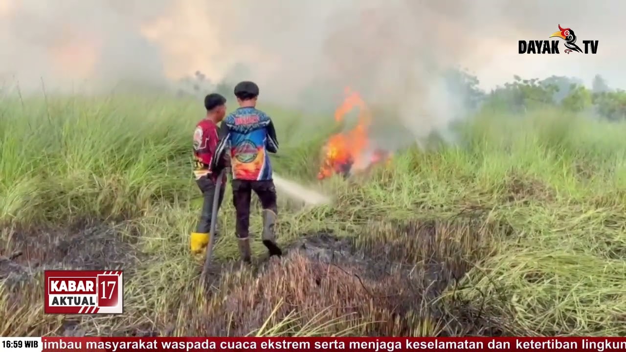 ANSYARI AJAK MASYARAKAT DAN PEMDA PROAKTIF CEGAH KARHUTLA DIWILAYAH KALTENG - KABAR 17