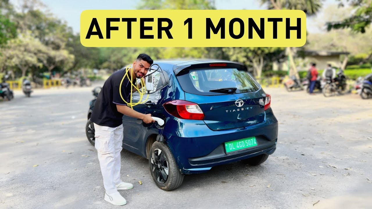 Tiago Ev kaisi h ? one month after ⚡