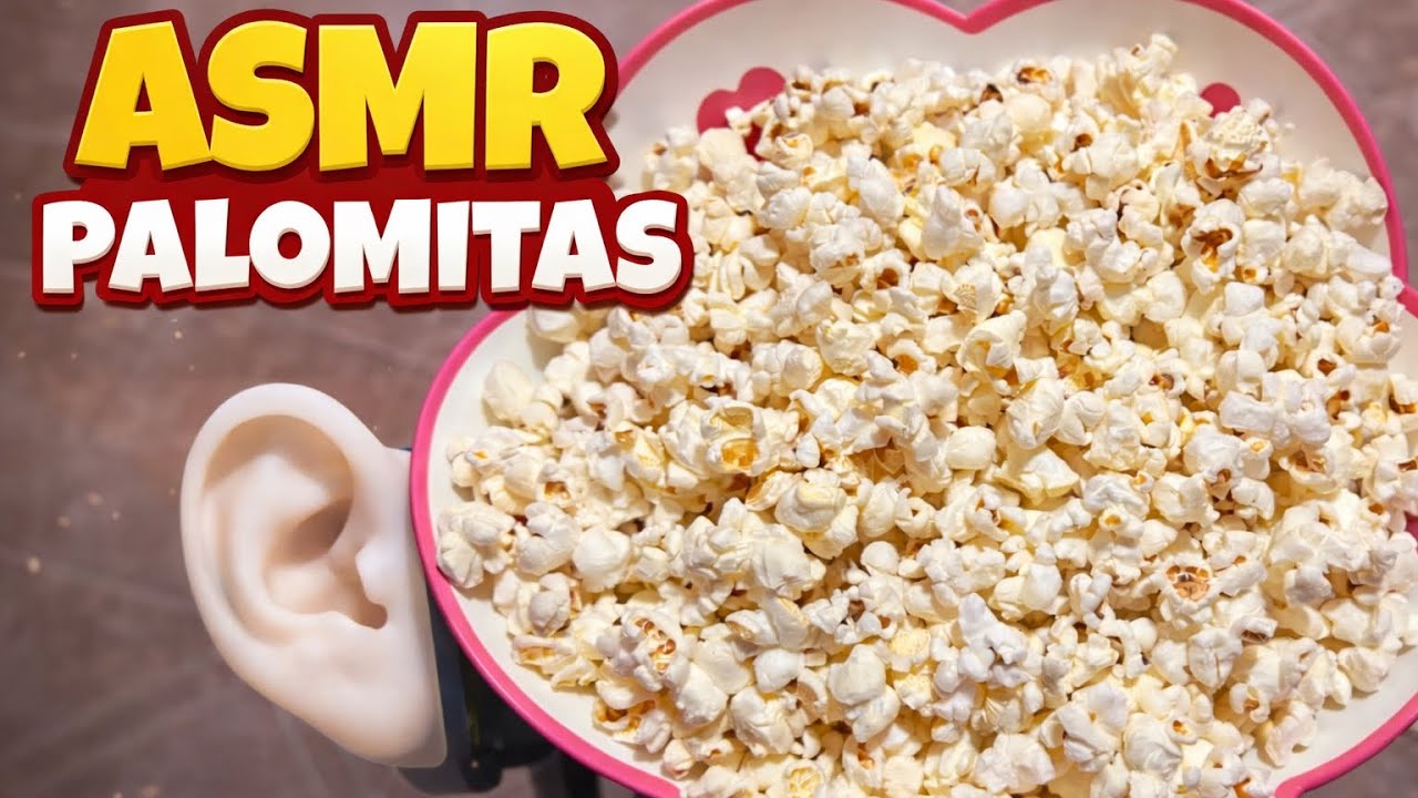🍿🫧🩷 ASMR на испанском | Ем попкорн 🥱💫🌙