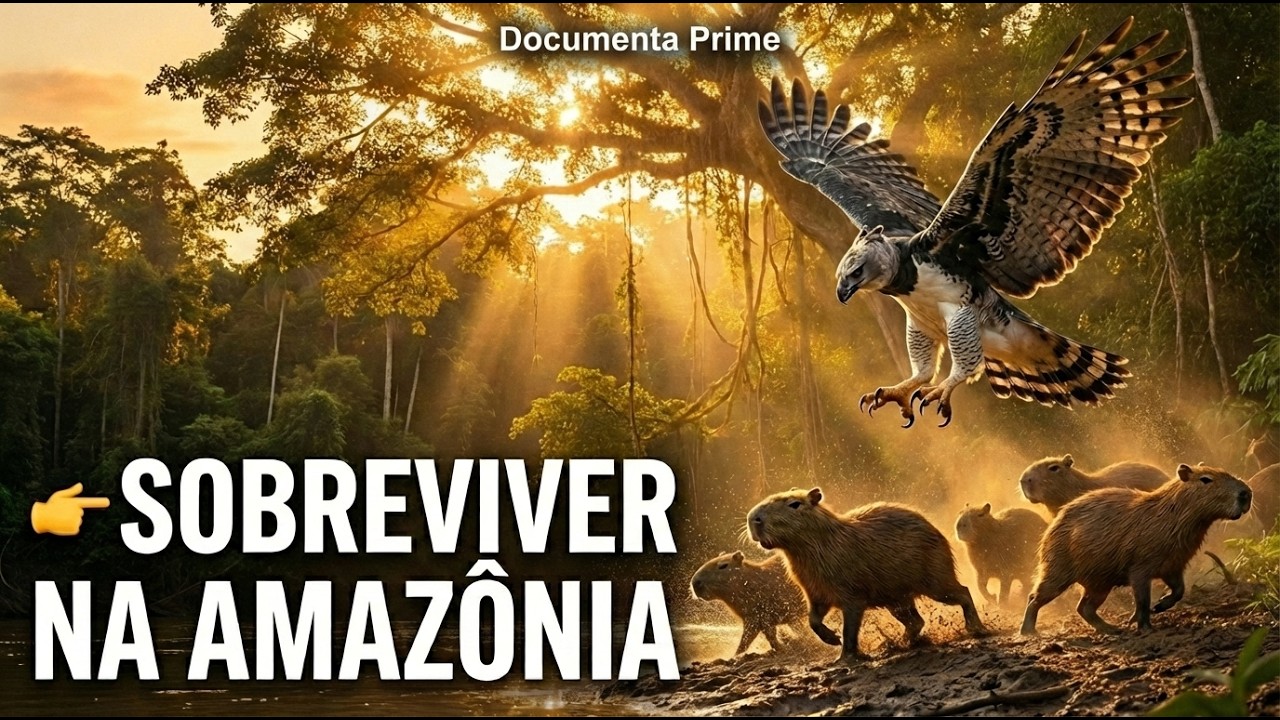 👉 Amazônia Selvagem em 4K — O Coração Verde da Terra  Documentário Cinematográfico Completo Naturez