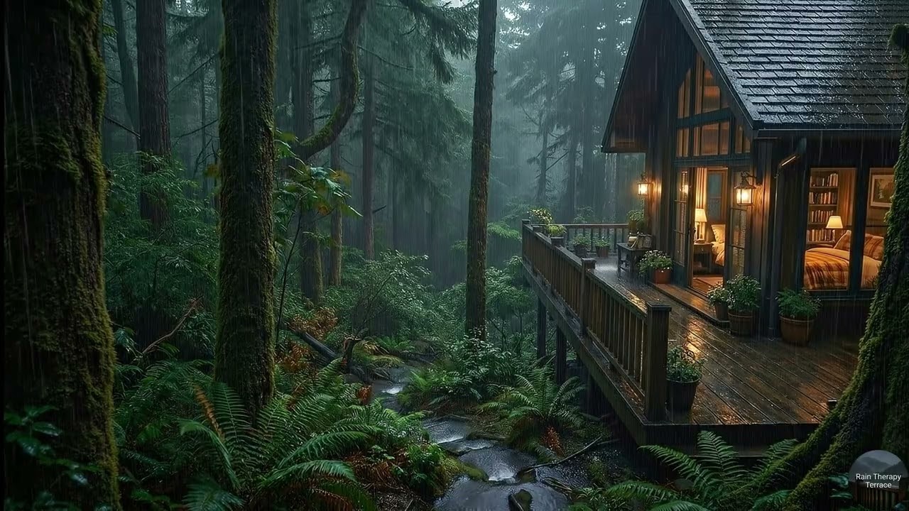 Soft Rain in the Forest | Shooting rain sounds Deep Sleep & Rest