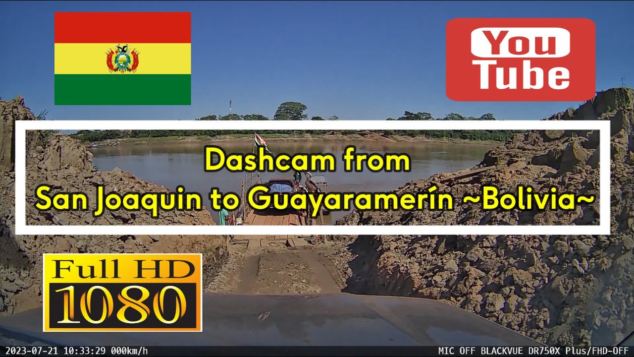176. 🇧🇴 Dashcam from San Joaquin to Guayaramerín - Bolivia