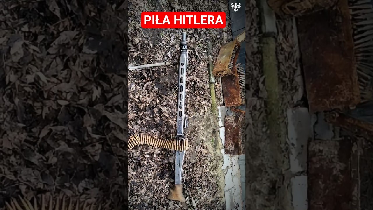 MG 42 found in the foundations of the Polish State Railways! 867 rounds in the hiding place 😳