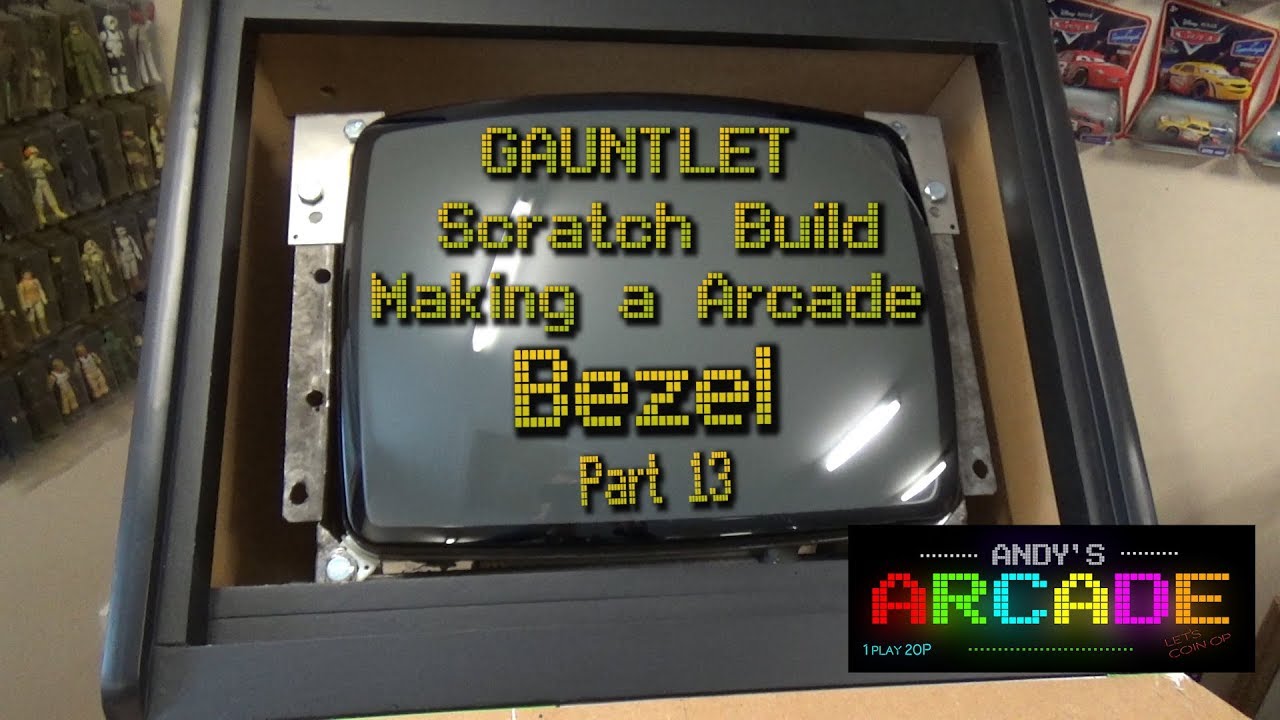 Gauntlet Arcade Cabinet Scratch build. Part 13 / Making a Arcade Bezel.