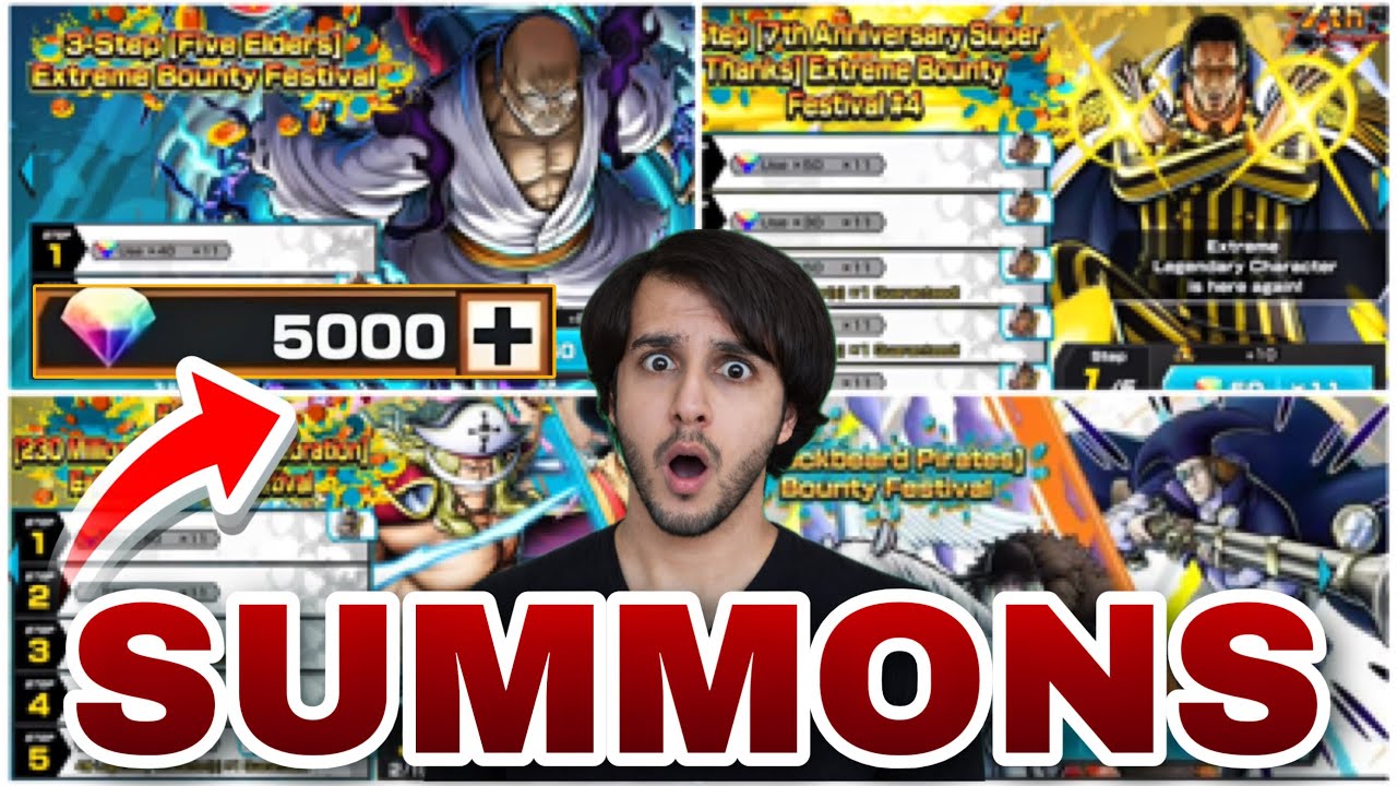 I Summoned On All Banners In One Piece Bounty Rush | OPBR