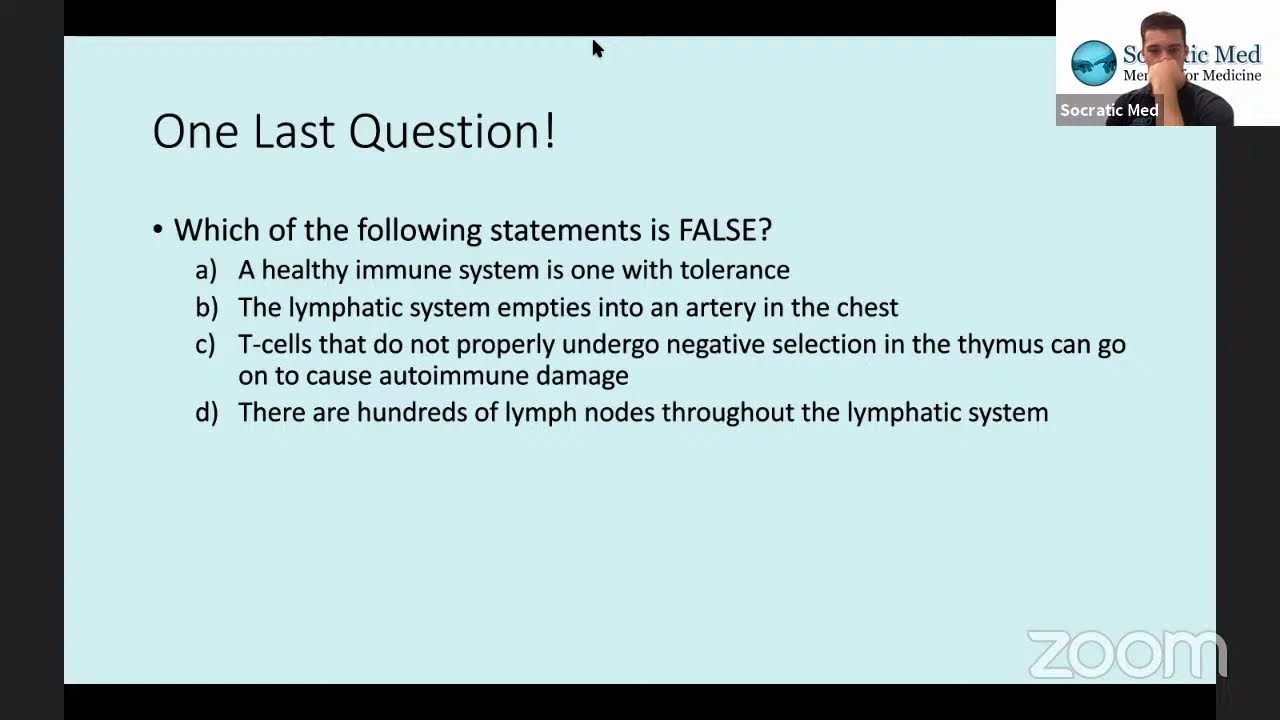 15-Week MCAT Biology The Immune System