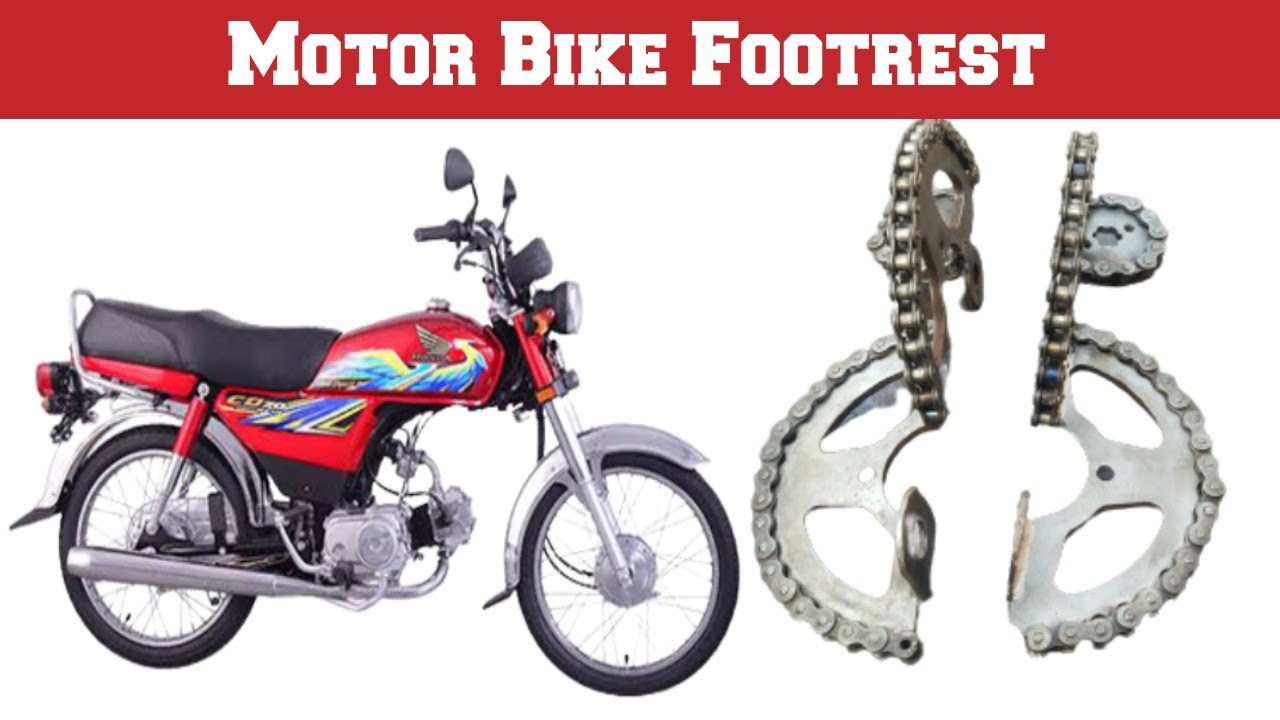 motor bike footrest | motorcycle | footrest | fabrication With shoaib
