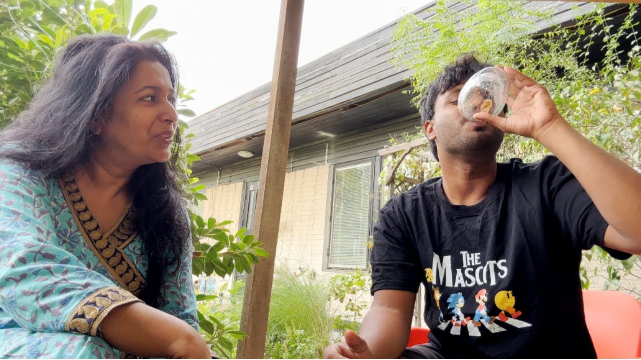 Chugging In Front Of My Mom