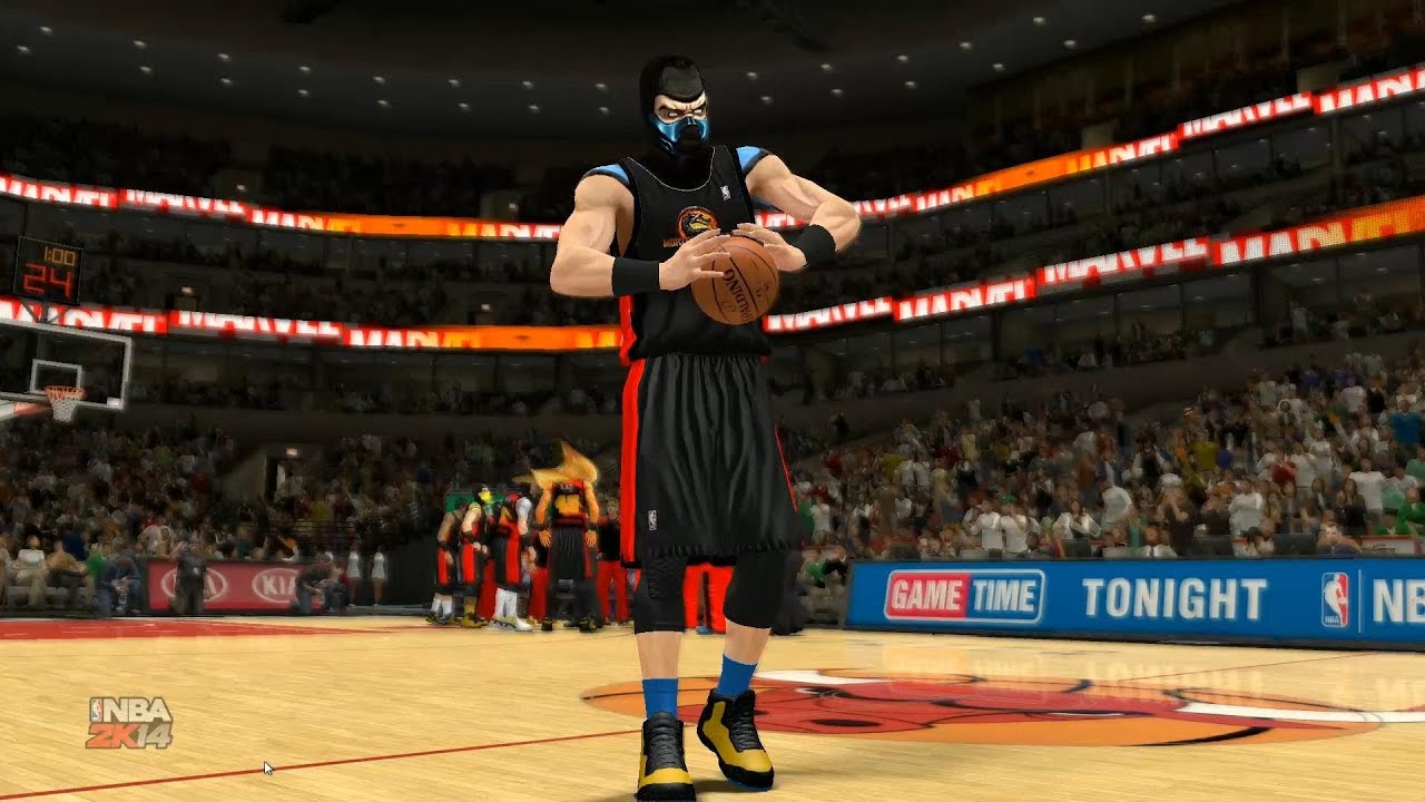Mortal Kombat VS Marvel Team in NBA 2k14