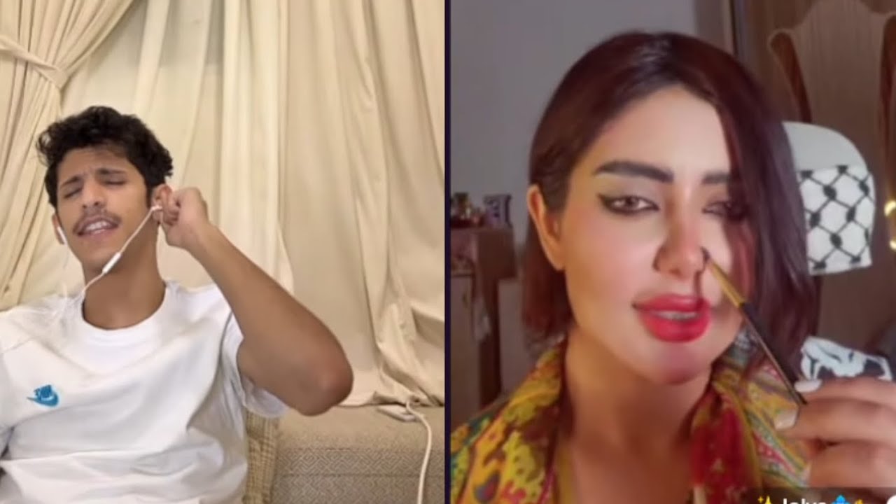 سعود بن خميس مع جوليا تطلب منه أغنية سعود يغني بدون موسيقا